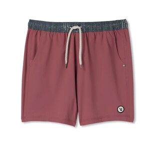 Men’s Vuori Kore Shorts Large Saltwater Red